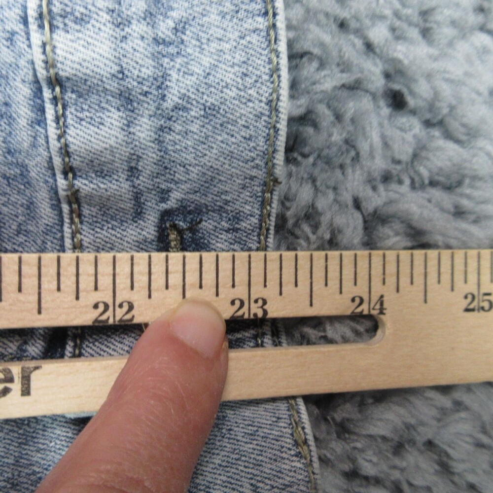 Legend Premium Denim Jacket Womens Small Light Wash Distressed NWT - Picture 15 of 16